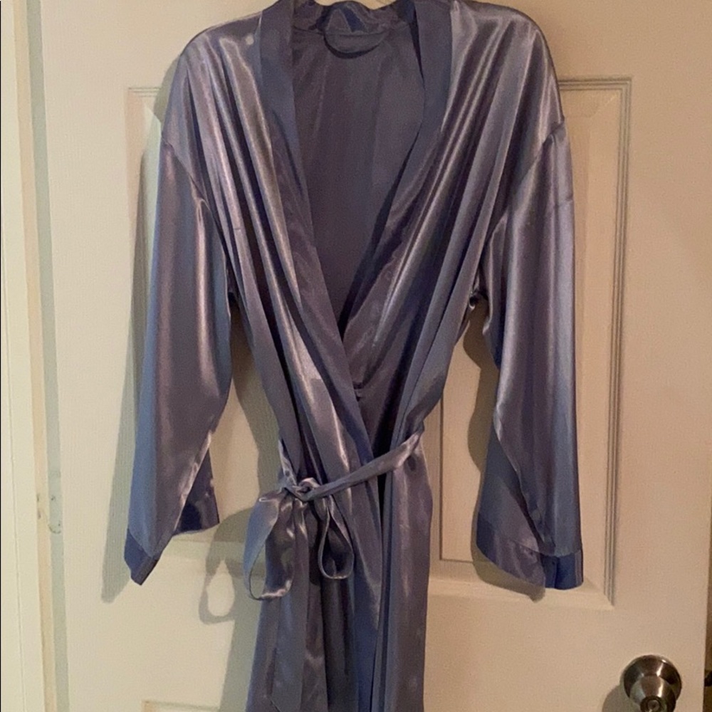 Silk robe (34” from shoulder to hem)